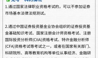 证券分析考试(证券分析师报考条件)